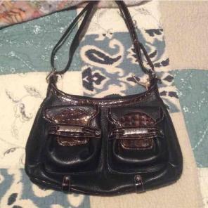 Brighton Brown and Black Purse