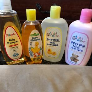 2 Baby Shampoo 1 Baby Lotion & Baby Bath