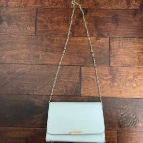 F21 Grey and Gold Purse