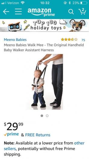 Meeno Babies “walk Mee” Training Walker