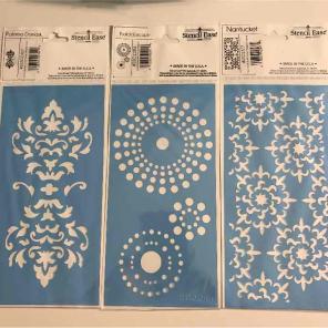 Stencils set of 3