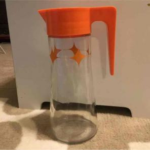 Vintage Anchor Hocking Tang Pitcher Star