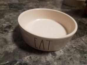 Rae Dunn eat pet bowl