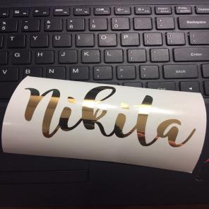 Name Decal X2