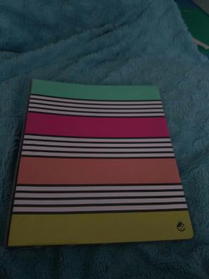 StudioC 1inch; 3-Ring Binder, Colorful.