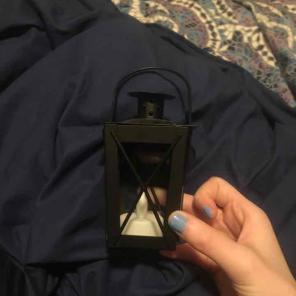 Black mini lantern