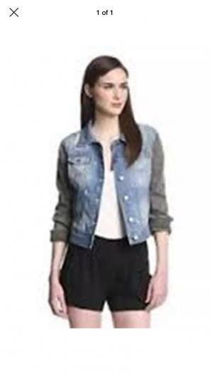 W118 Walter Baker Jean Jacket Sz L $228