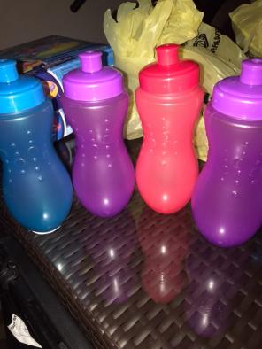 4 Water Bottles