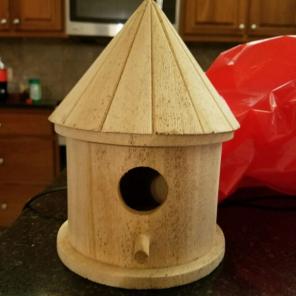 1 hour sale Wooden Birdhouse