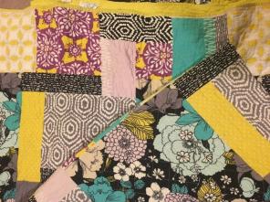 Vibrant Reversible Bedspread / Quilt