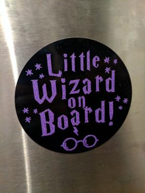 Little Wizard Car Magnet!