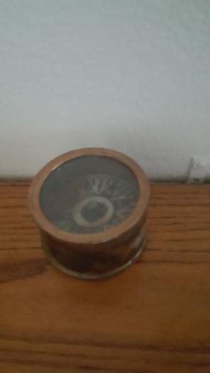 Early 1900s brass compass