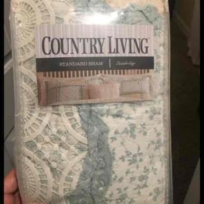 country living 2 sham pillowcase