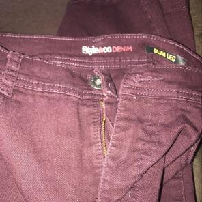 Style And Co Denim Wine Color