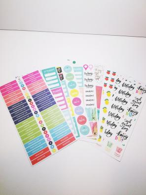 Happy Planner Sticker Sheets Set of 8