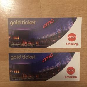 AMC Gold tickets (2x)