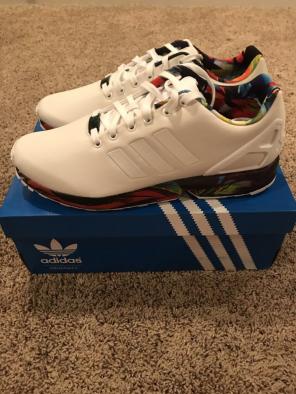 Adidas Zx Flux Torsion White Size 11