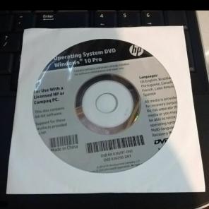 HP Windows 10 64 bit Installation DVD