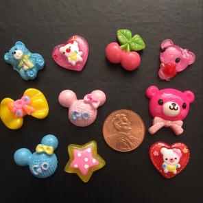 Mickey + Kawaii Cabochons Mixed