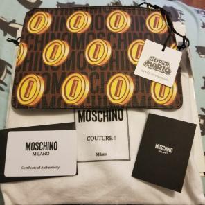 Moschino Super Mario Coin Clutch Purse
