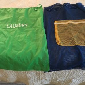 2 Large Laundry Bags