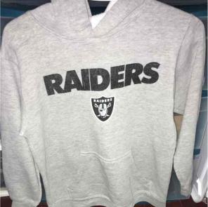 Light Grey Raiders hoodie