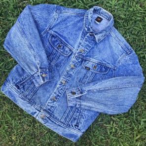 Vintage Acid Washed Lee® Denim Jacket
