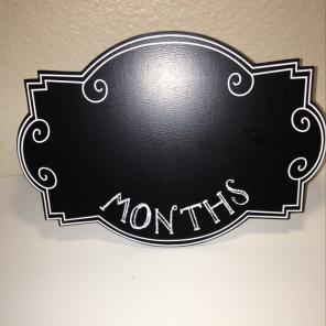 Maternity/Baby Milestone Chalk Plaque