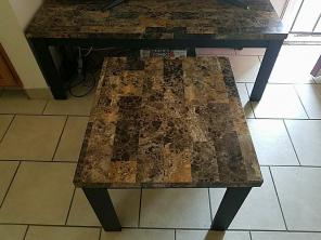Coffee table and end table