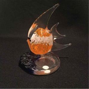 fish paper weight Partylite