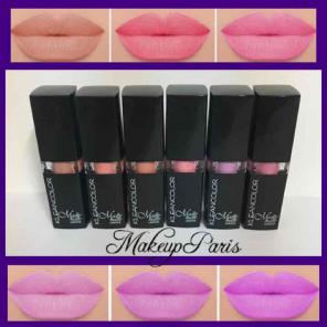 6 pcs matte lipsticks bundle