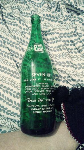Vintage seven up bottle