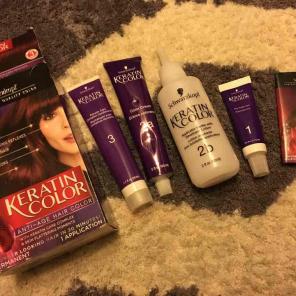 Schwarzkopf permanent red hair coloring