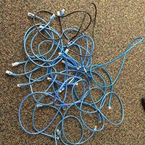10 various Ethernet internet cables