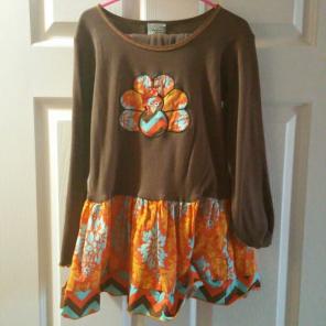 Girls 2 piece Thanksgiving outfit