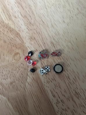 Cars McQueen & Mater Floating Charm Set