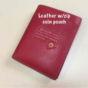 Red Leather GOLDLION wallet