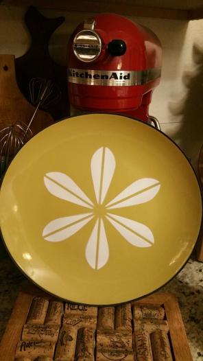 MCM Catherine Holm Lotus enamel plate