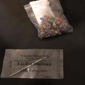 Sterile Piercing Needle 13g Body Jewelry