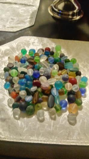 Large Glass Beads