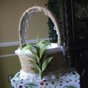Wedding Flower Girl Basket