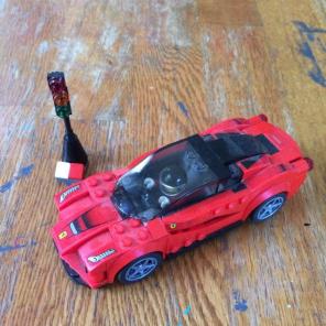 Lego® Race Car With Driver And Stoplight