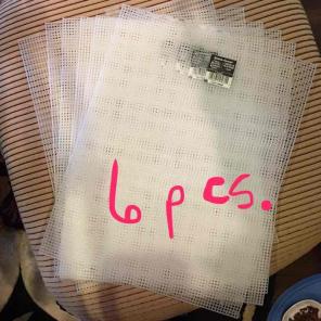 6 Sheets Quick Count Mesh plastic canvas