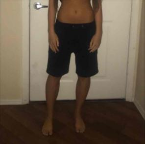 Forever 21 Men's Navy Distressed Shorts