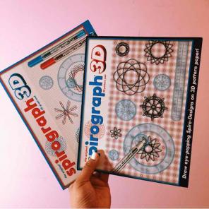 Spirograph lined paper