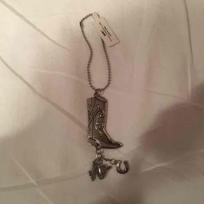 Cowboy boot car accessory