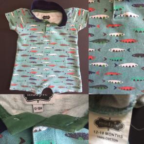 Mud Pie 12-18m Fish Romper