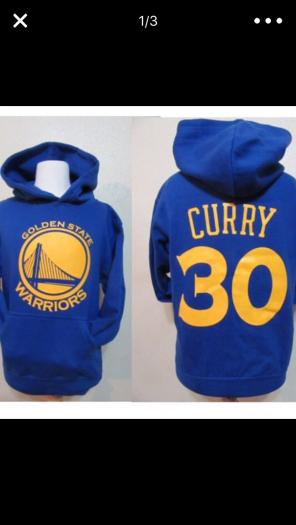 Kids Golden State Warriors Curry Hoodie