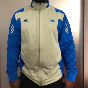 Mens UCLA Adidas Climalite Zip Up