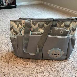 Brand new diaper bag with tags